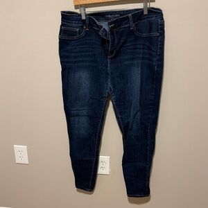 Maurices Dark Indigo Skinny Jeans